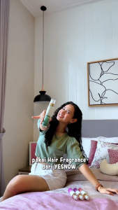 New Hair Fragrance Yesnow 100ml Glamour - Hair Fragrance Parfum Rambut Keratin