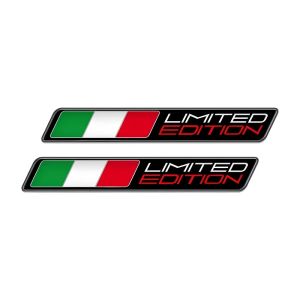 3D Motorcycle Decal Italy Flag Stickers Italia Limited Edition Sticker Case for Aprilia RS4 RSV4 Ducati Monster 1199 1299