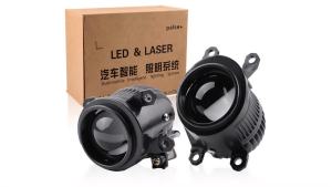 For Toyota Bi LED Fog Lamp 2.0 Inch Mini Projector Lens Fog Light High-Power White Led Headlight