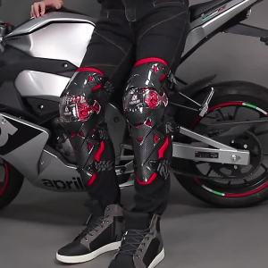 VEMAR | VEMAR Stylish Motorbike Knee Guards Four Seasons Drop Resistant Knee Pads Windproof Leg Knee Protection for Men Women