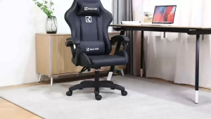 KUCA Kursi Gaming/ Gaming Chair / Kursi Gamers / Kursi Gamer / Kursui Putar / Kursi Game / Kursi Hidrolik / Kursi Santai [ Garansi lima tahun ] Kursi Kulit Pu Black - Lazada