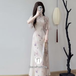 Sườn xám Kiểu Trẻ Spun