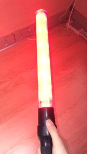 LED Safety Traffic Baton Revolving Light (Red) Traffic Baton Stick Warning Flashing