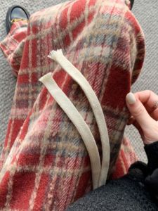 Christmas Red Plaid Wide Leg Pants Womens Autumn Winter High Waist Draping Slim Fit Floor Length Trousers Not Picky about Figure