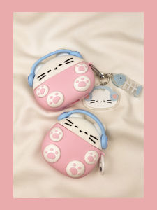 Cute Cartoon Cat Earphone Case Wireless Bluetooth Apple AirPods pro Protective Cover Soft Silicon Shell for AirPods 3 4 And AirPod pro