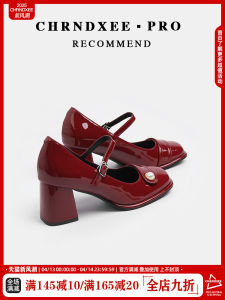 Elegant Pearl High Heels Mary Jane Single Shoes round Toe Strap Wedding Shoes Evening Gown Womens Footwear Fashionable Slippers