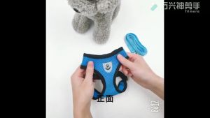 Pet Harness With Leash Set Pets Dog Cat Walking Puppy Harness and Leash Adjustable Breathable Vest