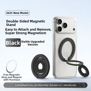 Strong Magnetic Dual Ring Stand Grip