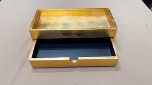 ( Thanh lý Hàng xuất dư) Hộp đựng đũa muỗng sơn mài Thanh Bình Lê size 29x14x8.5 cm