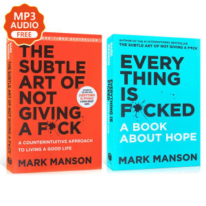 Mark Manson Book Self Help Book ต่างประเทศเอกสารหนังสือแรงบันดาลใจอ่านหนังสือภาษาอังกฤษ Foreign Literature Reading Inspirational Book English Book A Counterintuitive Appoach To Living A Good Life