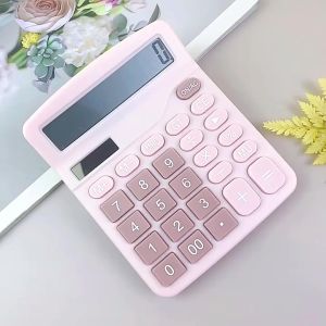 calculator 12 digital Surya dual power layar kalkulator aestetik