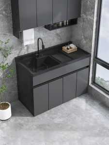 MAKEMINGTUO | Waterproof Sun Protection Honeycomb Aluminum Balcony Laundry Cabinet