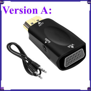 HDMI-compatible Male to VGA Female Cable Adapter Converter 3.5 mm Audio Interface Male to Female HD 1080P Transmission Adapter