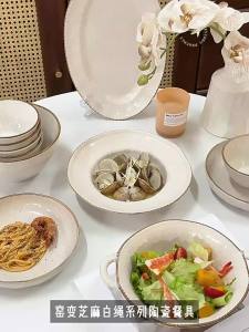 SHELI | Bộ Đồ Ăn Gốm Phong Cách Bắc Âu
