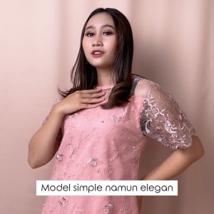 DRESS ALEA SIZE M DRESS KONDANGAN BRUKAT MURAH KEKINIAN