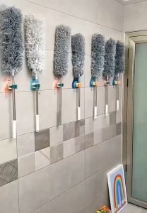 TAGO ไม้ปัดฝุ่น ปรับสั้น-ยาวได้ 2.8 เมตร หัวไมโครไฟเบอร์ หมุนได้360องศา ไม้กวาดหยากไย่ แปรงทำความสะอาด จับถนัดมือ ใช้งานง่าย น้ำหนักเบา