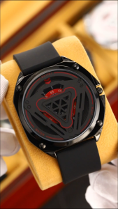 Jam Tangan Pria Analog SKMEI 2062 Silver Red Water Resist 30m