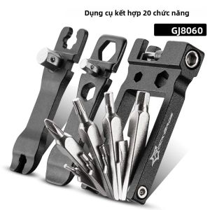 Bộ Dụng Cụ Xe Đạp Leo Núi ROCKBROS 16 Trong 1 - Bộ Dụng Cụ Sửa Chữa Toàn Diện Với Cờ Lê Lục Giác Chìa Khóa Nói Và Tuốc Nơ Vít Cho Xe Đạp