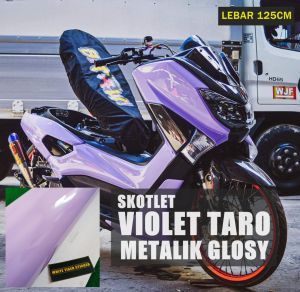 SKOTLET STIKER MOTOR ORACAL VIOLET TARO UNGU TARO GLOSY ORACAL LILAC GLOSY LEBAR 125CM SKOTLET UNGU TARO SKOTLET SOFT PINK SCOTLITE ORACAL HARGA PROMO BISA COD