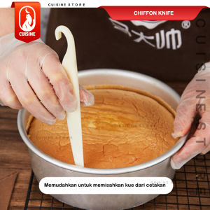 [COD] Pisau Chiffon Sifon Cake / Alat Pemisah bolu dari loyang kue / CHIFFON KNIFE / Pisau Sponge Cake Tebal / FOOD GRADE