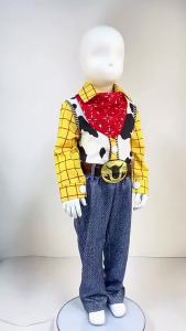 New Toy Cosplay Story Woody Costume Halloween Anime Movie Trish Sheriff Cowboy Cosplay Costume Cosplay Costume