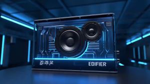 Edifier QD35 Tabletop Speaker - Bluetooth V5.3 | Hi-Res Audio | GAN Charger | RGB Lighting | Edifier Connect App | Clock