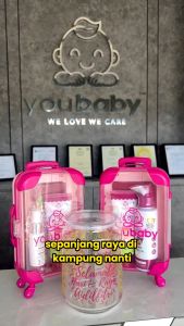 Youbaby Special Edition Set Complete Set Youbaby Cream  Shower Gel Hair Serum for Baby  Newborn Set