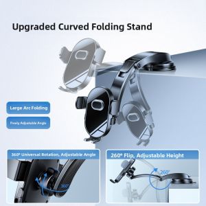 MONLEYTA | Germany New 2025 Car Phone Holder Foldable Suction Cup Dashboard Universal Navigation Fixed Modern Luxury Business Gentleman