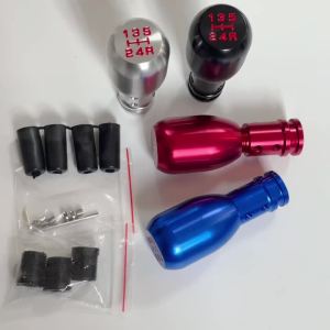 5 Speed Car Gear Shift Head Aluminum Alloy Car Gearshift Lever Universal Car Gear Shift Extension Bar Car Joystick Extender