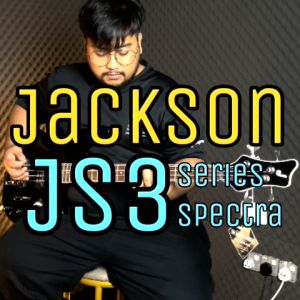 Jackson JS Series Spectra JS3 Bass Guitar Laurel FB Silverburst ( JS-3 / JS 3 SB / Silver Burst)