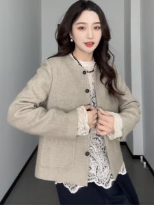 Elegant Short Suit Jacket for Women plus Size Commute Versatile Slimming Spring New Style Fashionable Chinese Brand