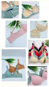 Isabelleqbra NoWire Cup AB AMJ328 Non-strapless Push-up Lady Bra Series