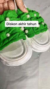 SANDAL JELLY 989 trendy sendal wegdes terbaru