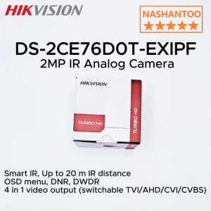 Hikvision CCTV Security Cameras DS-2CE76D0T-EXIPF 1080P 4in1 Dome Indoor Turbo HDTVI Analog 2MP CCTV Camera with IR Night Vision NASHANTOO