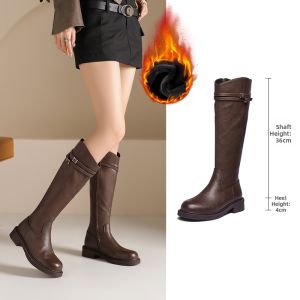 Josiny | Wool-lined Long Boots For Women Dress Pair