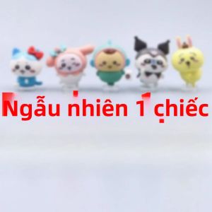 Bandai | Búp Bê Hoạt Hình Hachiware Usagi Hợp Thời Trang Trang Trí Nội Thất Ô Tô & Trang Trí Máy Tính Để Bàn Mô Hình Nhỏ Dễ Thương Trang Trí Phòng 14+y