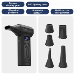 P70 Turbo Fan 160g Wind Pressure Powerful Turbo Air Blower With LED Lights Wireless Dust Blower High Speed Jet Blower Vacuum