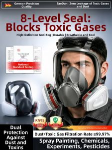 TAODUN | Full Face Respirator Toxic Gas Filter Mask
