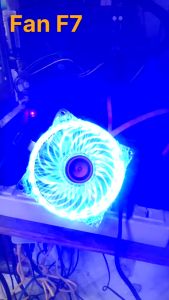 Fan tản nhiệt CPU F7 - Fan CPU DIANA Led Xanh làm mát CPU hiệu quả (Tặng kèm gông chốt và keo tản nhiệt) - (REDER SHOP)