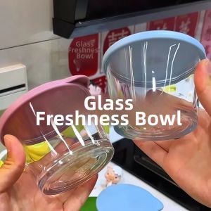 Food Grade Fridge Use Glass Storage Container