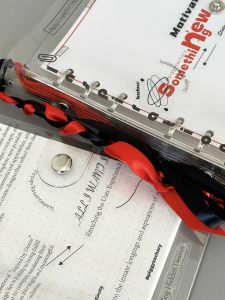 SN-1 Planner Accessories Collection Zipper Bag Cover Separator Page Charm PVC Material Loose Leaf Binding Basic Packaging