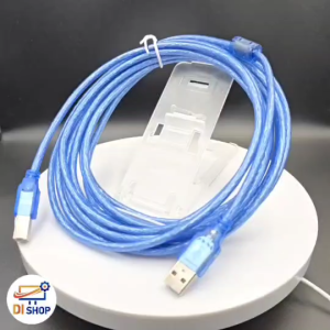 สาย USB Printer 5 เมตร สำหรับเครื่องปริ้นเตอร์สแกนเนอร์(Blue)