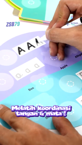 TERATAITOYS - Beringin Toys Alphabet Busy Book & Shapes Matching Game / Buku Aktivitas Anak Mengenal Huruf & Bentuk