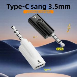 Cáp Chuyển Đổi Âm Thanh 3.5mm Sang Type-C Đầu Đực Cái Dành Cho iPhone 6/7/8 Samsung Type C Giắc Cắm Tai Nghe Aux Cắm Là Chạy