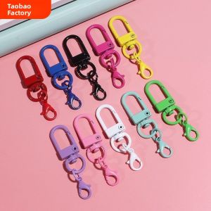 Colorful Baked Paint Door Knob Keychain Toy Bag Personalized Pendant Accessories DIY Materials Durable Chinese Made