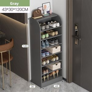 Dustproof Multi-level Home Shoe Rack Slant Insert Space-saving