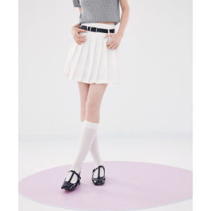 SEIFINI | Academic Style Dark Blue High Waist Slimming Short Skirt