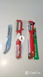 Alat Pengupas Kulit Buah Sayur 2in 1 Pisau Buah Mini Peeler
