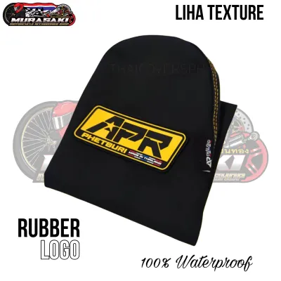 ORIGINAL APR SEAT COVER GOLD EDITION RUBBER LOGO / LIHA OREO SEAT COVER MAY TAHI WITH FREE STICKER / MAY TAHI APR LIMITED EDITION RUBBERIZED LOGO / MIO / MIO I 125 / CLICK / PCX / ADV / TMX / NMAX / AEROX / BURGMAN / RAIDER / SMASH / XRM