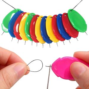 10pcs/lot DIY Threader Elderly Guide Needle Easy Automatic Thread Sewing Tools Handmade Sewing Accessories